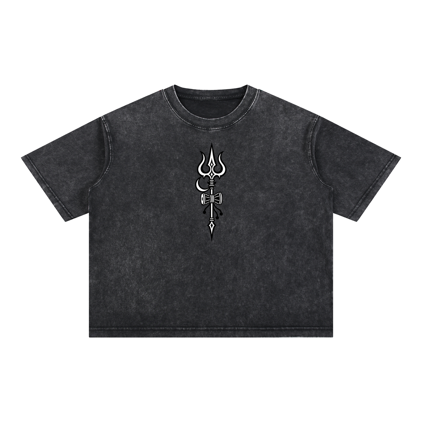 Rudra - Mineral Wash Boxy Cotton T-Shirt