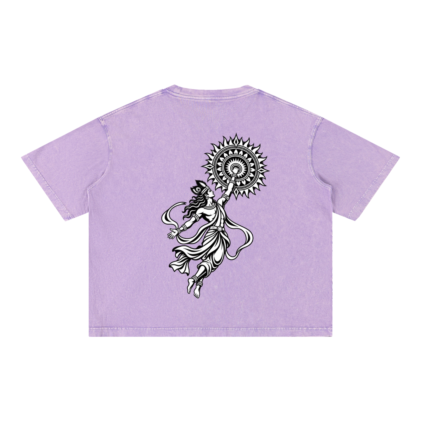 Sudharshan - Mineral Wash Boxy Cotton T-Shirt