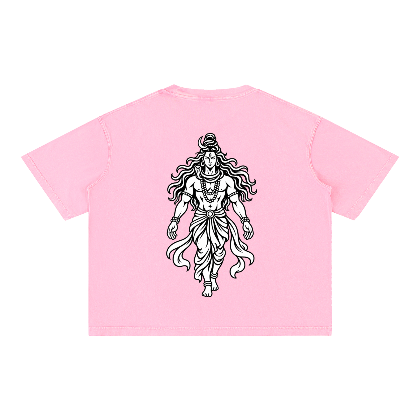 Rudra - Mineral Wash Boxy Cotton T-Shirt