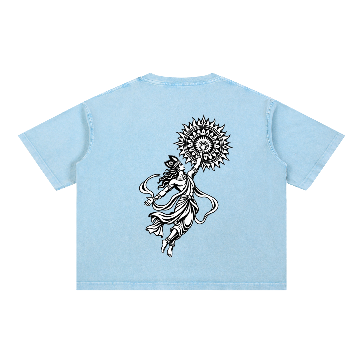 Sudharshan - Mineral Wash Boxy Cotton T-Shirt