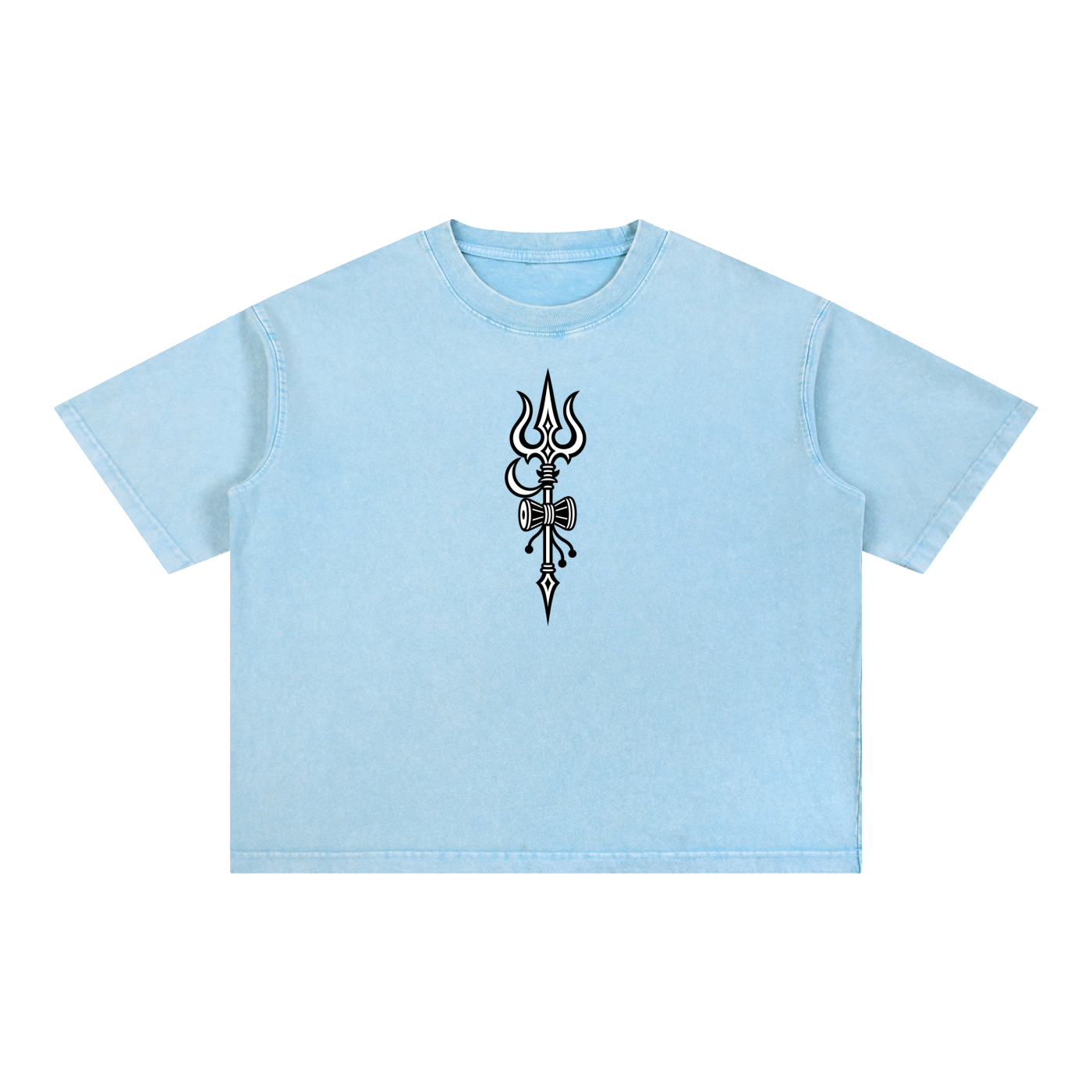 Rudra - Mineral Wash Boxy Cotton T-Shirt