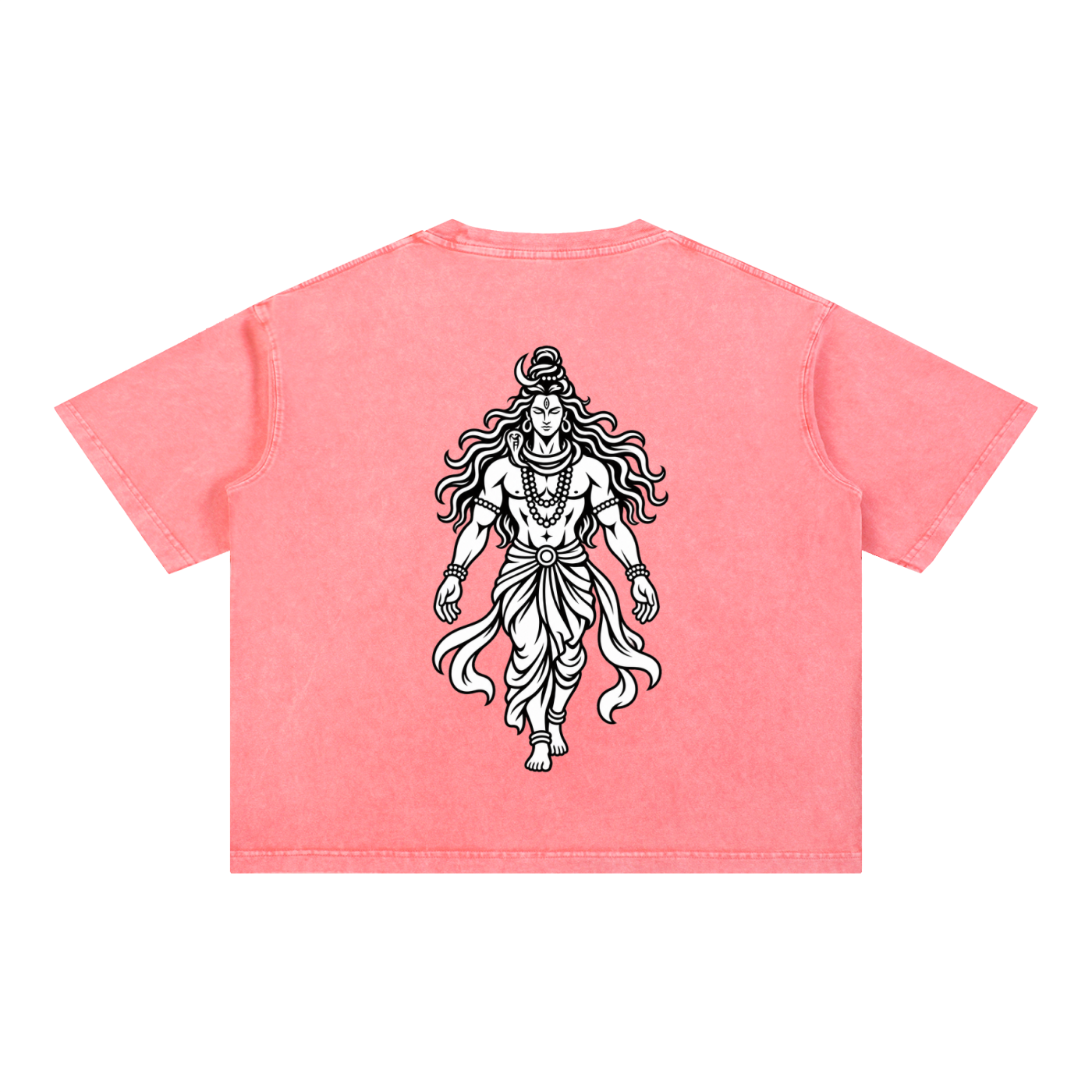 Rudra - Mineral Wash Boxy Cotton T-Shirt