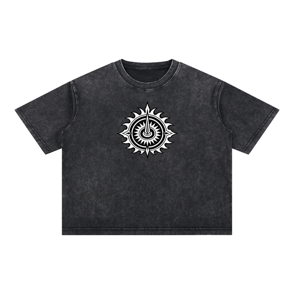 Sudharshan - Mineral Wash Boxy Cotton T-Shirt