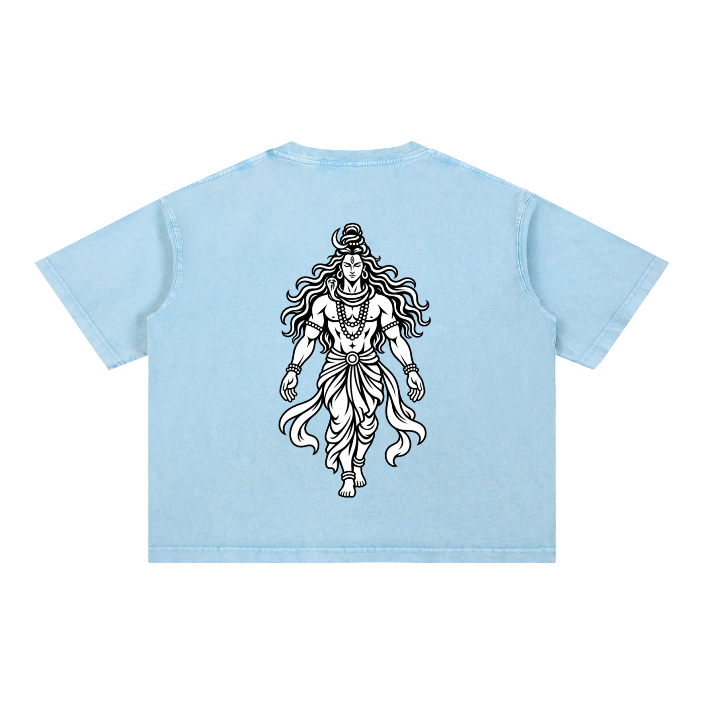Rudra - Mineral Wash Boxy Cotton T-Shirt