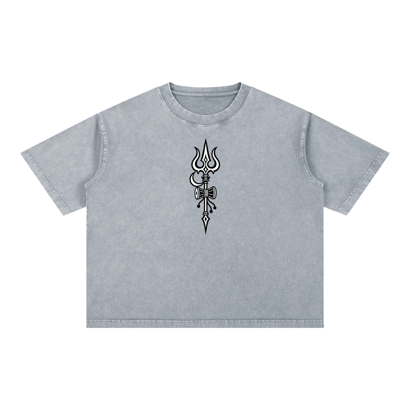 Rudra - Mineral Wash Boxy Cotton T-Shirt